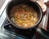 A picture of step 3 of Veg Thupka.