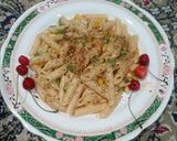 A picture of step 6 of Jain pasta.