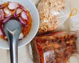 Hình bước làm 2 của món Rau muống luộc trộn dầu giấm