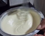 A picture of step 2 of Eggless Waffle with ice cream.