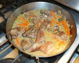 A picture of step 2 of Pork Ribs with Peas, Jon Style.