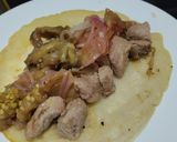 Foto del paso 9 de la receta: Wrap🌯de berenjenas tatemadas🌮, carne de cerdo🍖 y aderezo de yogur🍆🥙🥩
