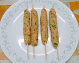 A picture of step 4 of Poha Potato Veggies Kebabs.