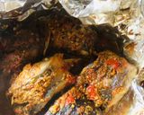 A picture of step 3 of Pan grilled fish with bell pepper sauce🌶.