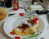 Foto del paso 5 de la receta: Crepas de queso crema, cereza y nuez