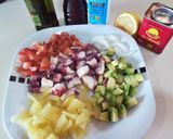 Foto del paso 1 de la receta: Pulpo con aguacate