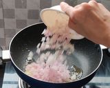 A picture of step 4 of Veg fried rice.