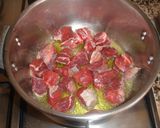 Foto del paso 2 de la receta Estofado con carne con champiñones y verduras