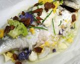 Foto del paso 7 de la receta: Dorada en papillote con coliflor y aceite de jengibre
