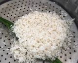 Foto langkah ke 1 dari resep Ketan Kelapa Merdeka ala Betawi (ketan kelapa merah putih).
