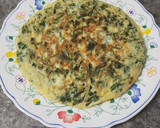 Foto del paso 5 de la receta: Tortilla De Espinacas con Queso Rallado