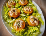 Foto del paso 4 de la receta: Melocotones rellenos