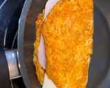 Foto del paso 4 de la receta Taco de jamón y queso sin harina