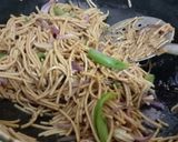 A picture of step 3 of Veg Noodles.