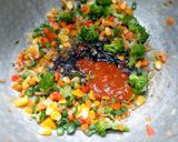 A picture of step 5 of White butter vegetable fried rice.