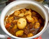 Foto langkah ke 6 dari resep Semur daging telur tahu kentang suun.