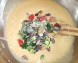 Foto del paso 4 de la receta: Corona de mandarinas y yogur con frutas secas