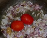 A picture of step 2 of Qeema Matar.