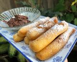Foto langkah ke 4 dari resep Churros Ovomaltine (Tanpa Spuit) Anti Gagal.