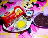 Foto langkah ke 1 dari resep Bola bola coklat kue tanpa di masak.