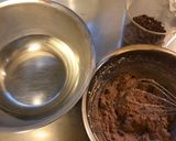 A picture of step 3 of Ganache chocolate with tofu.