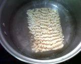 A picture of step 2 of Chinese Bhel with Maggi.