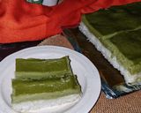 Foto langkah ke 8 dari resep Kue Talam Ketan Matcha Srikaya.