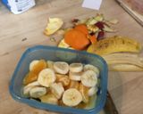 A picture of step 1 of In a hurry fruit and yogurt.