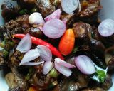 Foto langkah ke 4 dari resep Tongseng ampela ati sederhana.