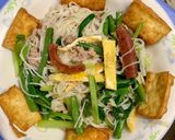 Hình bước làm 7 của món Bún gạo xào
