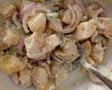 Potato, cucumber and feta salad with Fluffy's caesar dressing recipe step 2 photo