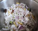 A picture of step 1 of Navratna Korma.