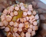 Virsli pörkölt recept fázis 2 fotója