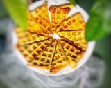 Hình bước làm 5 của món Waffles (từ sandwich)