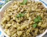 A picture of step 4 of Pesto Pasta.