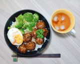 Hình bước làm 6 của món Bò băm viên sốt teriyaki