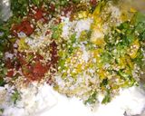 A picture of step 1 of Methi na Thepla.