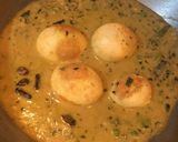 A picture of step 13 of Egg Methi Matar Malai.