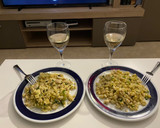 Foto del paso 4 de la receta: Revuelto merluza con calabacín