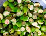 A picture of step 1 of Kantola Sabzi (Spiny Gourd).
