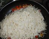 A picture of step 3 of Mexican Rice.