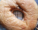 A picture of step 6 of Giant glazed doughnut.