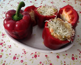 Foto del paso 1 de la receta: Pimientos rellenos quinoa, setas y langostinos