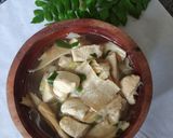 Foto langkah ke 7 dari resep Sup Dada Ayam Kulit Tahu.