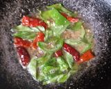 A picture of step 2 of Mango Coconut chutney.