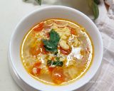 Foto langkah ke 5 dari resep Tang hua tang - sup tomat telur.