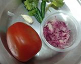 A picture of step 1 of Tomato chutney#cookingwithtomatoeschallenge.