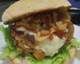 Foto del paso 19 de la receta: Hamburguesa de frijol, soja texturizada y vegetales🫘🧅🍔