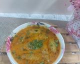 A picture of step 8 of Chicken kababs with gravy.