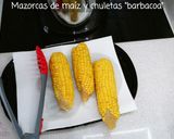 Foto del paso 1 de la receta: Mazorcas de maíz con chuletas "barbacoa"